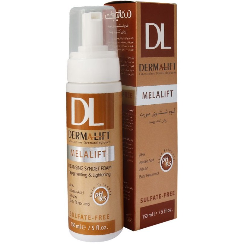 فوم شستشوی صورت درمالیفت روشن کننده