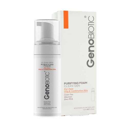 فوم شستشوی صورت ژنوبایوتیک پوست چرب و مختلط
