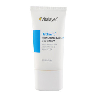 ژل کرم آبرسان صورت ویتالیر مدل Hydravit حجم 50 میلی لیتر