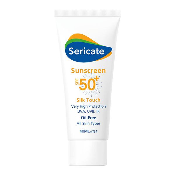 ضد آفتاب بی رنگ سری کیت مدل Silk Touch با SPF50 مناسب انواع پوست حجم 40 میلی لیتر