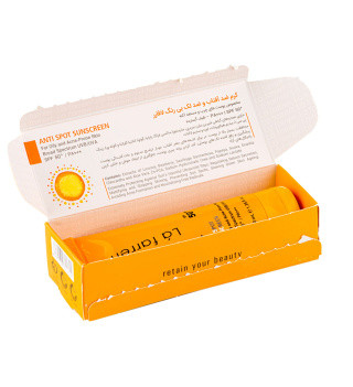 کرم ضد آفتاب بی رنگ لافارر مناسب پوست چرب و آکنه دار با SPF50 حجم 40 میلی لیتر