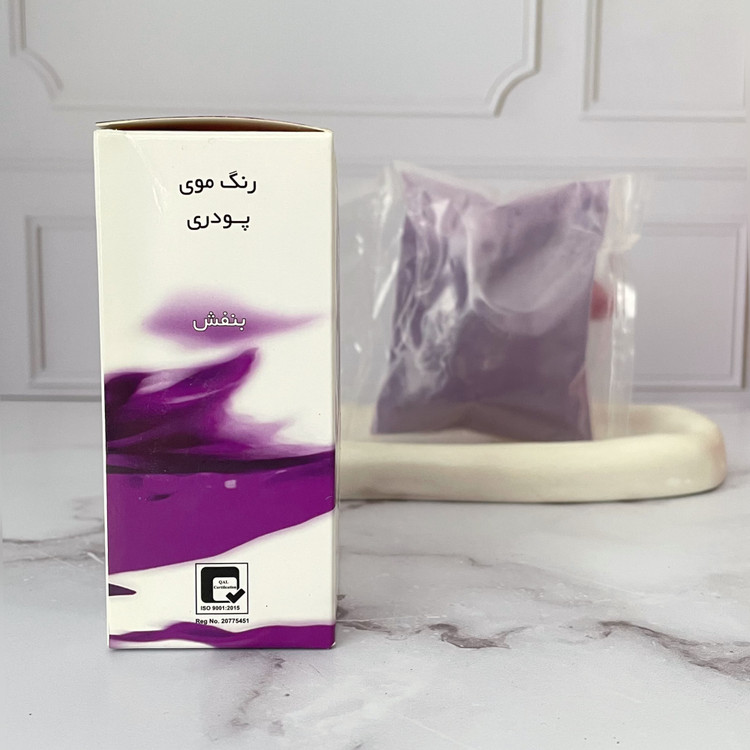 پودر دکلره گلباران رنگ بنفش 50 گرم