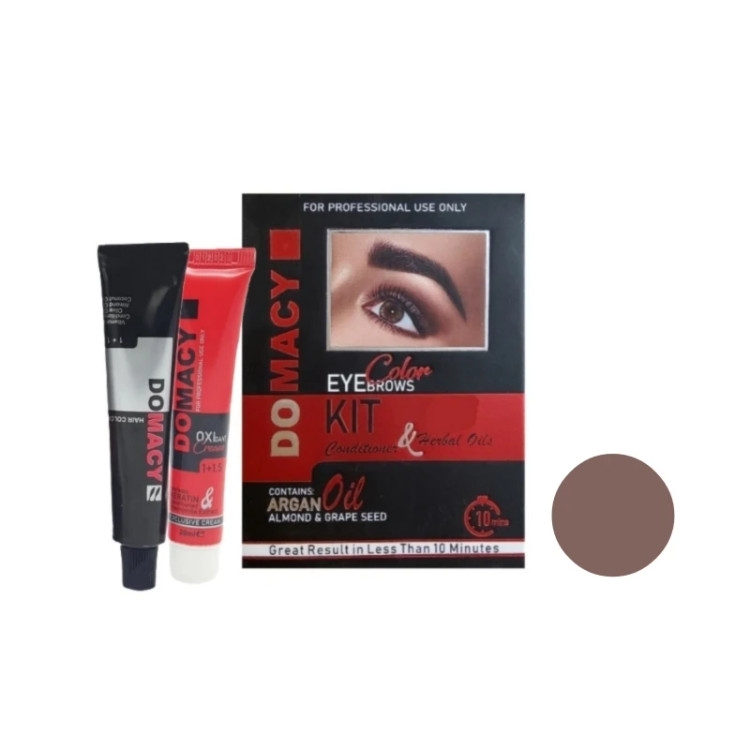 کیت رنگ ابرو دوماسی شماره 6 رنگ هاوانا حجم 15 میلی لیتر