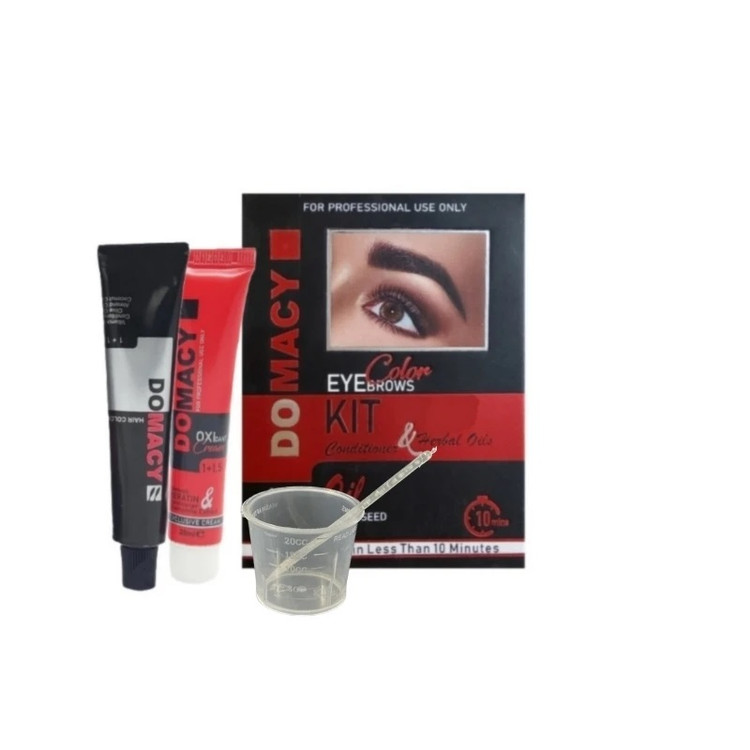 کیت رنگ ابرو دوماسی شماره 10 رنگ شنی حجم 15 میلی لیتر