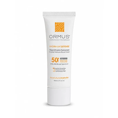 فلوئید ضد آفتاب مات اورموس SPF 50+ پوست چرب و مستعد آکنه حجم 50 میلی لیتر
