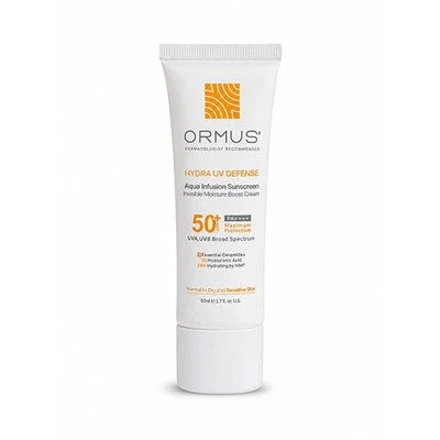فلوئید ضد آفتاب مات اورموس SPF 50+ پوست چرب و مستعد آکنه حجم 50 میلی لیتر